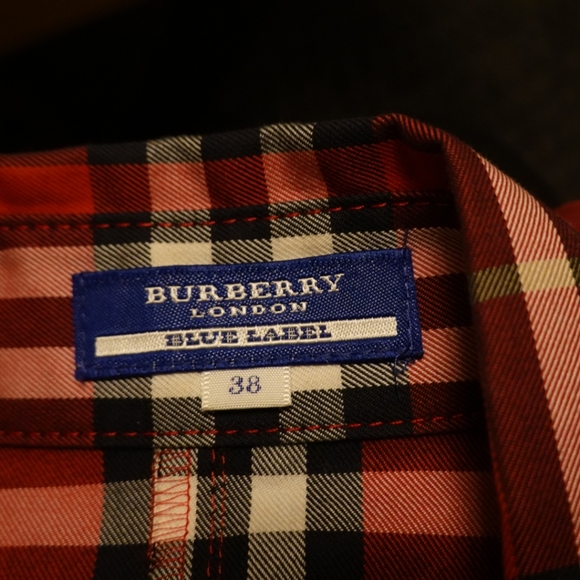 BURBERRY LONDON Red Plaid Sleeveless Dress, size 38 - Picture 4 of 4